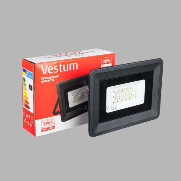 Прожектор LED 20W 1800Lm 6500K Vestum